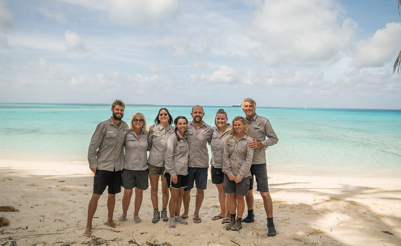 The Sea Shepherd Marine Debris Team supported by globetrottersiraconlineusa sustainable clothing